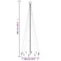 Árbol de Navidad con pincho 310 LED azul 300 cm by , Christmas trees - Ref: Foro24-343557, Price: 41,06 €, Discount: %