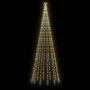 Árbol de Navidad con pincho 732 LED de colores 500 cm by , Christmas trees - Ref: Foro24-343560, Price: 81,19 €, Discount: %