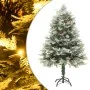 Árbol de Navidad con luces y piñas PVC PE verde 120 cm by , Christmas trees - Ref: Foro24-344295, Price: 74,52 €, Discount: %