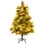 Árbol de Navidad con luces y piñas PVC PE verde 120 cm by , Christmas trees - Ref: Foro24-344295, Price: 74,52 €, Discount: %
