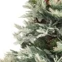 Árbol de Navidad con luces y piñas PVC PE verde 120 cm by , Christmas trees - Ref: Foro24-344295, Price: 74,52 €, Discount: %