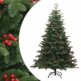 Árbol de Navidad artificial con piñas y bayas 240 cm by , Christmas trees - Ref: Foro24-358378, Price: 185,76 €, Discount: %
