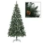 Árbol de Navidad helado con luces, bolas y piñas 210 cm de , Arboles de navidad - Ref: Foro24-3077897, Precio: 157,87 €, Desc...