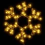 Figura de Navidad de copo de nieve con LED 2 piezas 27x27 cm by , Christmas lights - Ref: Foro24-3154285, Price: 33,28 €, Dis...