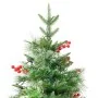 Árbol de Navidad con luces y piñas PVC PE verde 195 cm by , Christmas trees - Ref: Foro24-3094557, Price: 144,09 €, Discount: %