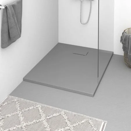 Plato de ducha SMC gris 100x80 cm by , Shower trays - Ref: Foro24-148935, Price: 195,17 €, Discount: %