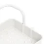 Carrito de cocina 3 niveles hierro y ABS blanco 42x35x85 cm by , Kitchen and dining carts - Ref: Foro24-336336, Price: 46,34 ...