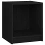 Mesita de noche madera maciza de pino negro 35,5x33,5x41,5 cm de , Mesitas de noche - Ref: Foro24-809927, Precio: 30,42 €, De...