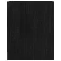 Mesita de noche madera maciza de pino negro 35,5x33,5x41,5 cm de , Mesitas de noche - Ref: Foro24-809927, Precio: 30,42 €, De...
