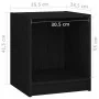 Mesita de noche madera maciza de pino negro 35,5x33,5x41,5 cm de , Mesitas de noche - Ref: Foro24-809927, Precio: 30,42 €, De...