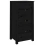 Aparador de madera maciza de pino negro 40x35x80 cm by , Sideboards - Ref: Foro24-813747, Price: 96,34 €, Discount: %