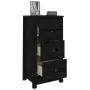 Aparador de madera maciza de pino negro 40x35x80 cm by , Sideboards - Ref: Foro24-813747, Price: 96,34 €, Discount: %