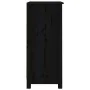 Aparador de madera maciza de pino negro 40x35x80 cm by , Sideboards - Ref: Foro24-813747, Price: 96,34 €, Discount: %