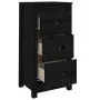 Aparador de madera maciza de pino negro 40x35x80 cm by , Sideboards - Ref: Foro24-813747, Price: 96,34 €, Discount: %