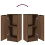 Aparador madera contrachapada color roble marrón 30x30x70 cm von , Sideboards - Ref: Foro24-817010, Preis: 48,05 €, Rabatt: %