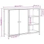 Aparador de madera de ingeniería gris Sonoma 100x33x75 cm von , Sideboards - Ref: Foro24-835552, Preis: 87,63 €, Rabatt: %