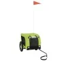 Remolque de bicicleta mascotas hierro tela Oxford verde negro by , pet strollers - Ref: Foro24-93997, Price: 99,56 €, Discoun...