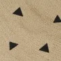Alfombra de yute tejida a mano estampado de triángulos 90 cm by , Rugs - Ref: Foro24-133689, Price: 63,21 €, Discount: %