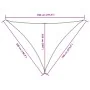 Toldo de vela triangular tela Oxford rojo 5x7x7 m von , Sonnenschirme - Ref: Foro24-135677, Preis: 58,79 €, Rabatt: %