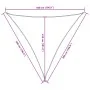 Toldo de vela triangular tela Oxford naranja 5x5x5 m von , Sonnenschirme - Ref: Foro24-135730, Preis: 41,02 €, Rabatt: %