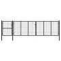 Puerta de jardín de acero gris antracita 500x125 cm by , garden gates - Ref: Foro24-144336, Price: 625,18 €, Discount: %