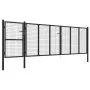 Puerta de jardín de acero gris antracita 500x125 cm by , garden gates - Ref: Foro24-144336, Price: 625,18 €, Discount: %
