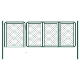 Puerta de jardín de acero verde 100x350 cm von , Gartentore - Ref: Foro24-144439, Preis: 350,63 €, Rabatt: %