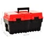 Caja de herramientas de plástico rojo 462x256x242 mm de , Cajas de herramientas - Ref: Foro24-146269, Precio: 29,35 €, Descue...