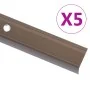 Perfiles de peldaños forma de L 10 uds aluminio marrón 67 cm von , Treppe - Ref: Foro24-146786, Preis: 27,25 €, Rabatt: %