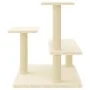 Rascador para gatos con postes de sisal color crema 61 cm von , Katzenmöbel - Ref: Foro24-172085, Preis: 38,68 €, Rabatt: %