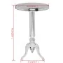 Mesa auxiliar redonda de aluminio color plateada von , Seitentische - Ref: Foro24-243513, Preis: 123,26 €, Rabatt: %