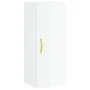 Armario de pared madera ingeniería blanco brillo 34,5x34x90 cm de , Aparadores - Ref: Foro24-835020, Precio: 50,49 €, Descuen...