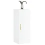 Armario de pared madera ingeniería blanco brillo 34,5x34x90 cm de , Aparadores - Ref: Foro24-835020, Precio: 50,49 €, Descuen...