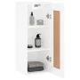 Armario de pared madera ingeniería blanco brillo 34,5x34x90 cm de , Aparadores - Ref: Foro24-835020, Precio: 50,49 €, Descuen...