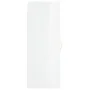 Armario de pared madera ingeniería blanco brillo 34,5x34x90 cm de , Aparadores - Ref: Foro24-835020, Precio: 50,49 €, Descuen...