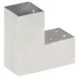 Conectores de postes en L 4 uds metal galvanizado 81x81 mm de , Postes de cerca - Ref: Foro24-145462, Precio: 48,97 €, Descue...