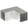 Conectores de postes en L 4 uds metal galvanizado 81x81 mm de , Postes de cerca - Ref: Foro24-145462, Precio: 48,97 €, Descue...