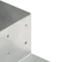 Conectores de postes en L 4 uds metal galvanizado 81x81 mm de , Postes de cerca - Ref: Foro24-145462, Precio: 48,97 €, Descue...