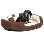 Cojín para perro reversible y lavable marrón crema 110x80x23 cm von , Betten für Hunde - Ref: Foro24-171213, Preis: 70,56 €, ...