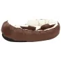 Cojín para perro reversible y lavable marrón crema 110x80x23 cm von , Betten für Hunde - Ref: Foro24-171213, Preis: 70,56 €, ...