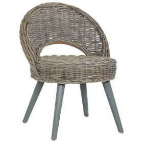 Butaca de ratán kubu gris by , Armchairs - Ref: Foro24-285230, Price: 208,40 €, Discount: %