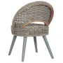 Butaca de ratán kubu gris by , Armchairs - Ref: Foro24-285230, Price: 208,40 €, Discount: %