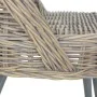 Butaca de ratán kubu gris by , Armchairs - Ref: Foro24-285230, Price: 208,40 €, Discount: %