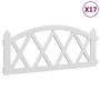 Borduras de jardín 17 unidades PP blanco 10 m by , Garden edging and edging - Ref: Foro24-318295, Price: 43,29 €, Discount: %