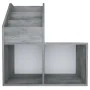 Revistero de niños madera de ingeniería hormigón 71x30x78,5 cm de , Revisteros - Ref: Foro24-339517, Precio: 50,34 €, Descuen...