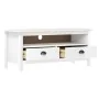 Mueble de TV Hill madera maciza de pino blanco 110x40x47 cm von , TV-Möbel - Ref: Foro24-288924, Preis: 125,15 €, Rabatt: %