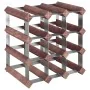 Botellero para 12 botellas madera maciza pino marrón by , Wine racks - Ref: Foro24-340891, Price: 33,83 €, Discount: %