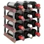 Botellero para 12 botellas madera maciza pino marrón by , Wine racks - Ref: Foro24-340891, Price: 33,83 €, Discount: %