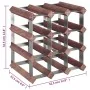 Botellero para 12 botellas madera maciza pino marrón by , Wine racks - Ref: Foro24-340891, Price: 33,83 €, Discount: %