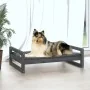 Cama para perros madera maciza de pino gris 95,5x65,5x28 cm von , Betten für Hunde - Ref: Foro24-821484, Preis: 76,53 €, Raba...